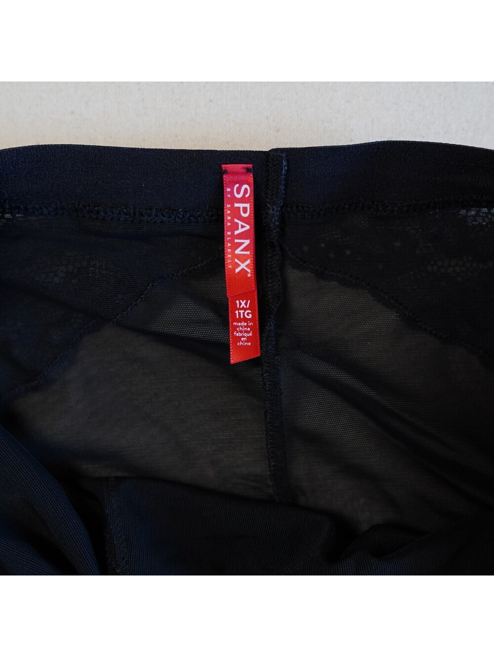 SPANX Spotlight On Lace High Waist Shapewear Mesh Control Black 1XL NWT - Picture 3 of 6